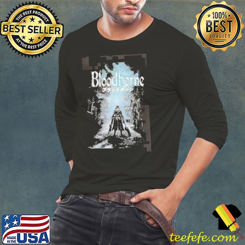 Bloodborne retro comic illustration Long Sleeve Tee Bloodborne retro comic illustration Long Sleeve Tee