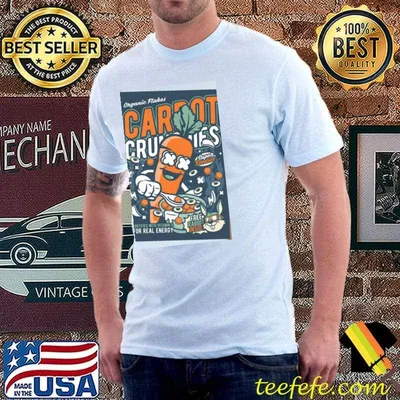Carrot crunchies organic flakes shirt