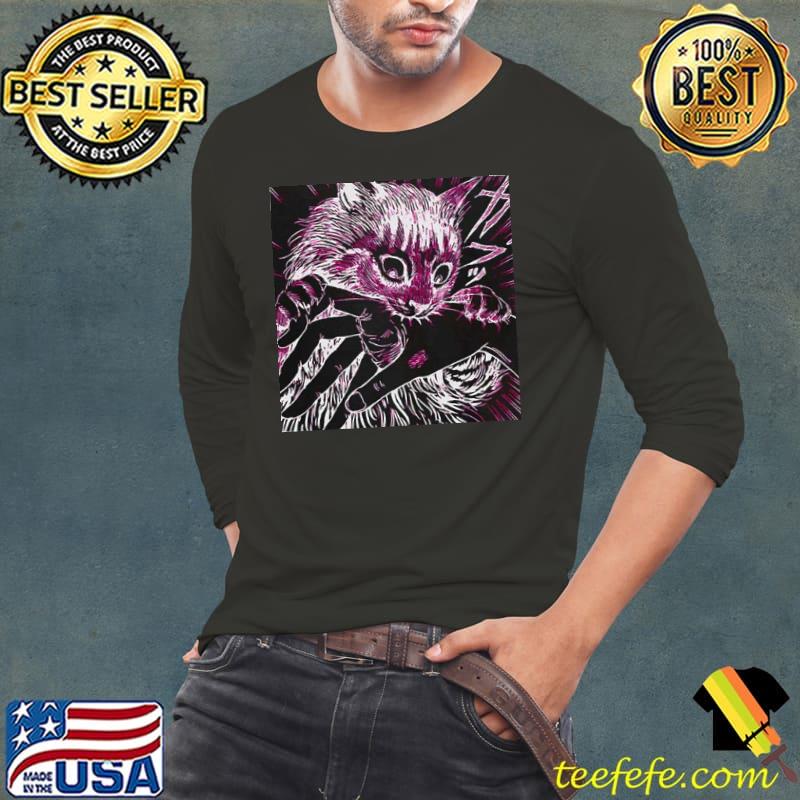 Cat diary japanese retro comic design Long Sleeve Tee Cat diary japanese retro comic design Long Sleeve Tee