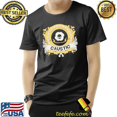Caustic elite fan design shirt