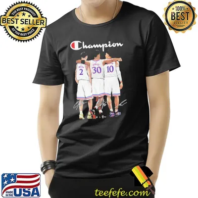 Champions kansas jayhawks signatures shirt