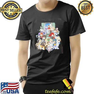 Characters of genshin impact design shirt