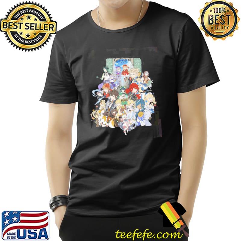 Characters of genshin impact design shirt