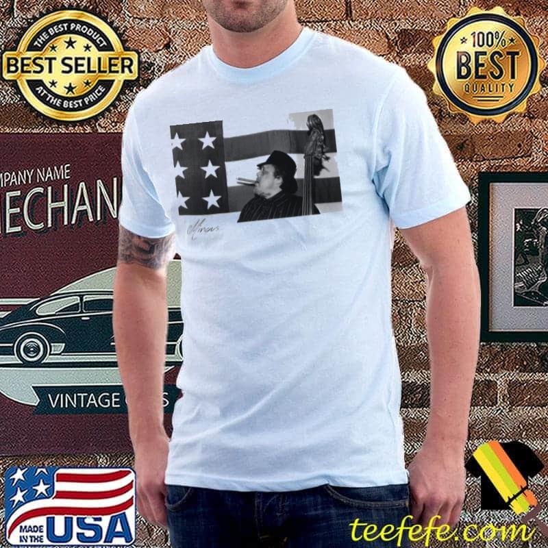 Charlie Mingus Singer American Flag Shirt