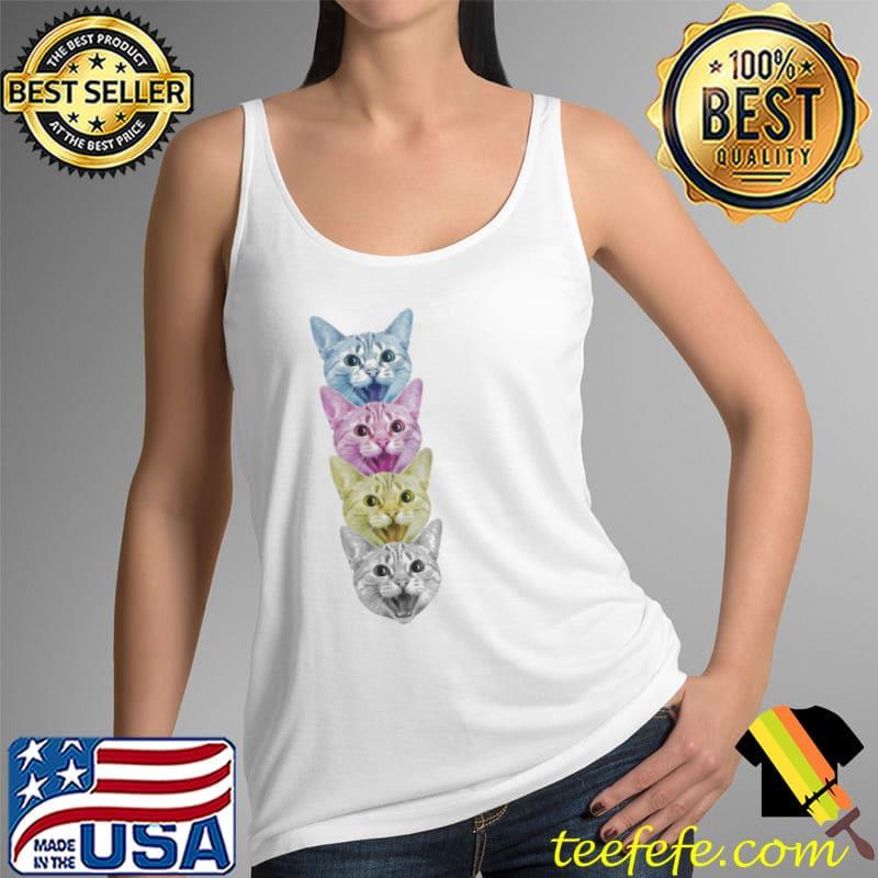 Cmyk cat Tank Top Cmyk cat Tank Top