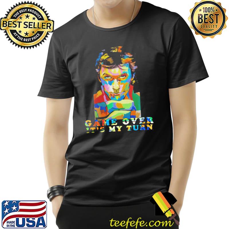 Colorful imran khan Pakistan game over it's my turn shirt