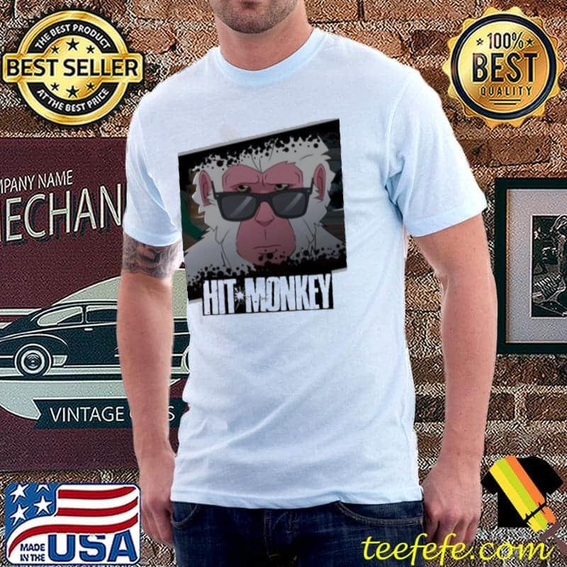 Cool hit monkey wearing sunglasses design shirt Cool hit monkey wearing sunglasses design shirt