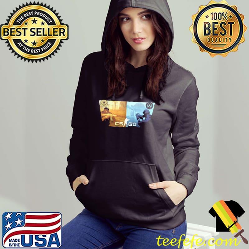 Counterstrike Ct Vs Terrorist CSGO Art Unisex T-Shirt Hoodie Counterstrike Ct Vs Terrorist CSGO Art Unisex T-Shirt Hoodie