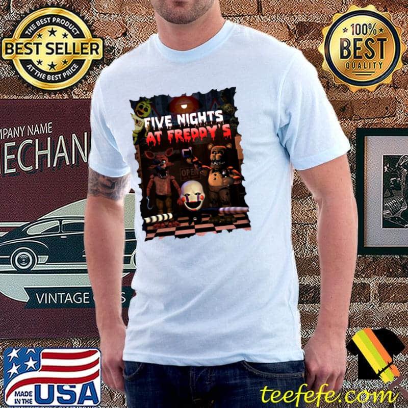 Creepy five nights at freddy's shirt