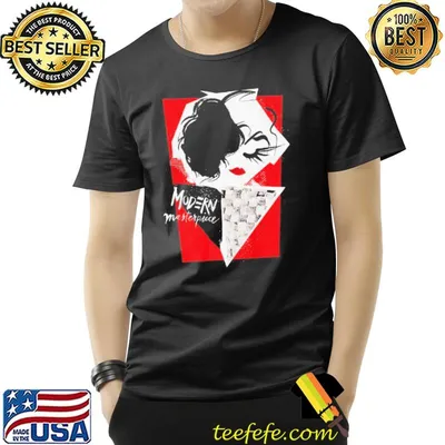 Cruella modern masterpiece collage disney gift shirt