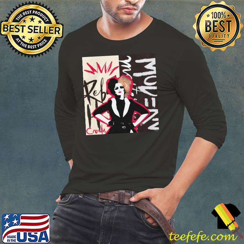 Cruella rebel heart modern masterpiece disney funny retro gift Long Sleeve Tee Cruella rebel heart modern masterpiece disney funny retro gift Long Sleeve Tee