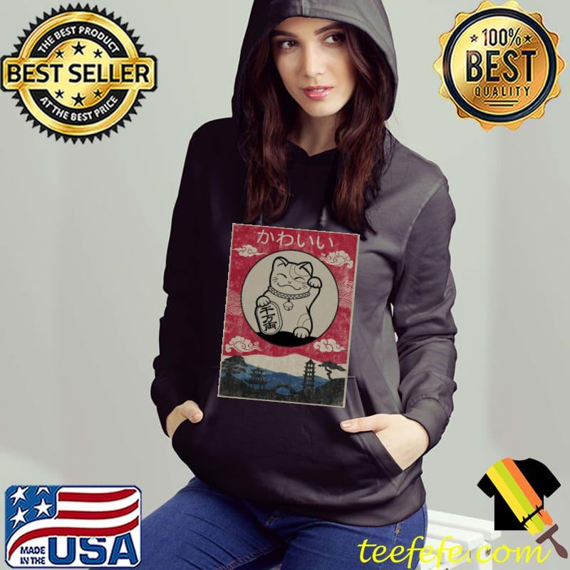 Cute cat anime vintage kawaiI cat anime Hoodie Cute cat anime vintage kawaiI cat anime Hoodie