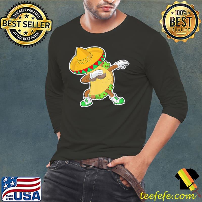 Dabbing Taco Cinco De Mayo Mexico Latino Mexican Food Tacos T-Shirt