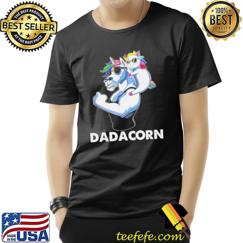 Dadacorn unicorn dad best dad fathers day gift for dad shirt