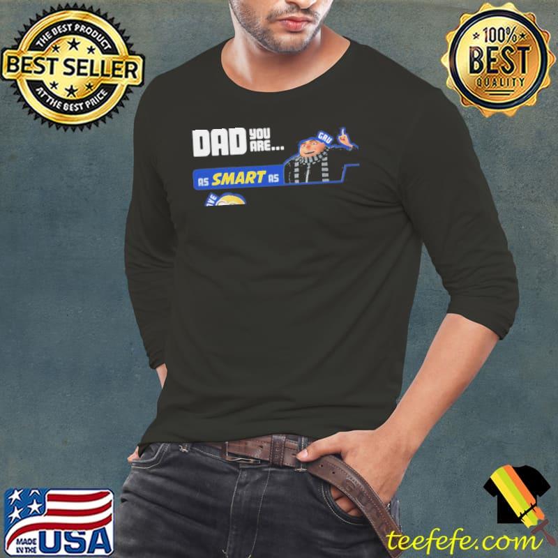 Despicable Me Minions Awesome Dad Qualities Graphic T-Shirt Long Sleeve Tee Despicable Me Minions Awesome Dad Qualities Graphic T-Shirt Long Sleeve Tee