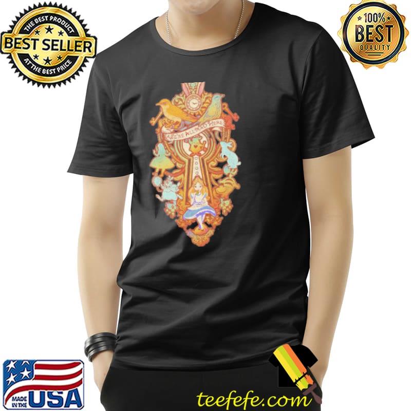 Disney Alice In Wonderland Madness Collage T-Shirt