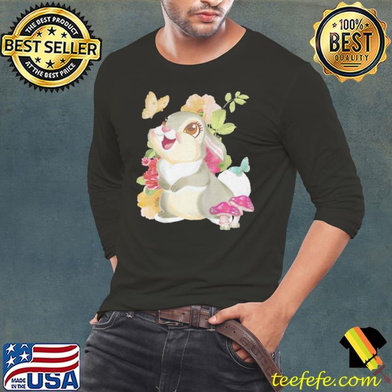 Disney Alice In Wonderland Stop And Smell The Flowers T-Shirt Long Sleeve Tee Disney Alice In Wonderland Stop And Smell The Flowers T-Shirt Long Sleeve Tee