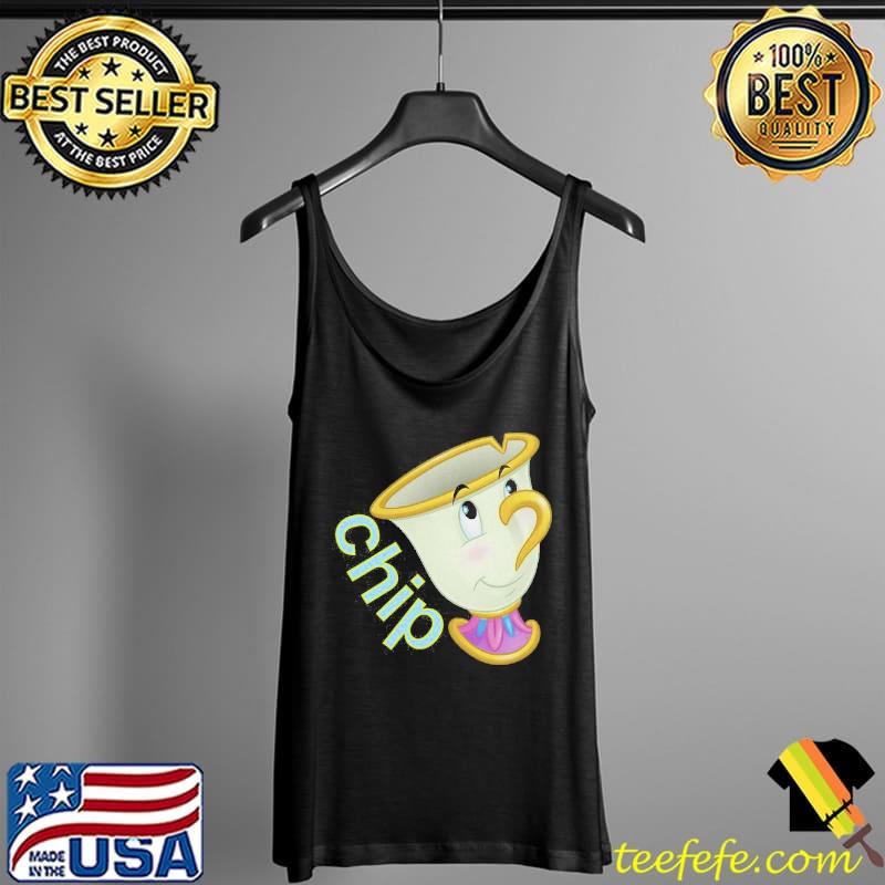 Disney Beauty The Beast Chip Side Profile T-Shirt Tank Top Disney Beauty The Beast Chip Side Profile T-Shirt Tank Top
