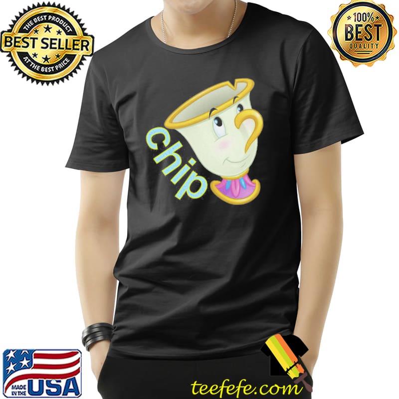 Disney Beauty The Beast Chip Side Profile T-Shirt Disney Beauty The Beast Chip Side Profile T-Shirt
