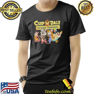 Disney Chip N Dale Goofy Group Rescue T-Shirt
