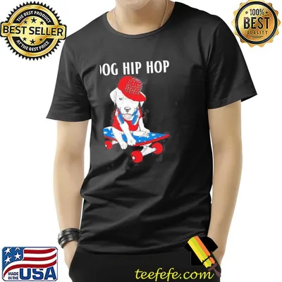Dog hip hop shirt