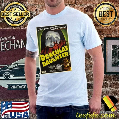 Dracula's daughter vintage print shirt