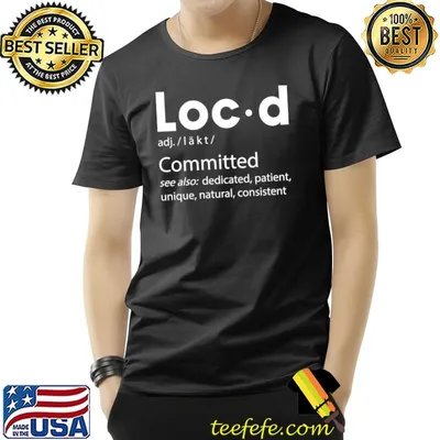 Dreadlocks Black Gift For Black Pride Loc'd Definition T-Shirt