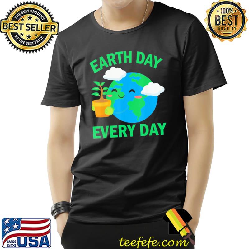 Earth day everyday rainbow there is no planet b shirt