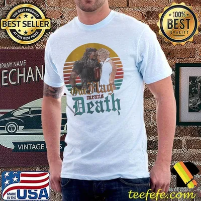 Edward bonnet our flag means death blackbeard's bar and grill shirt