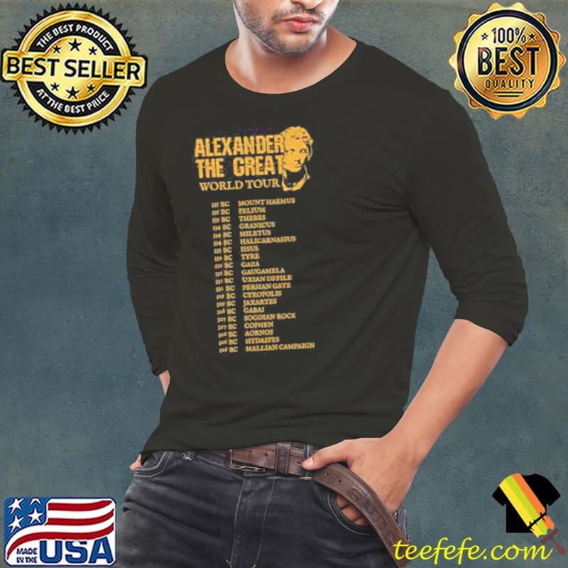 Egypt alexander the great world tour art Long Sleeve Tee Egypt alexander the great world tour art Long Sleeve Tee