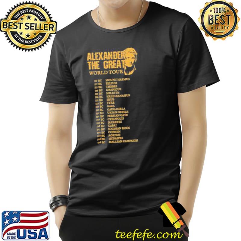 Egypt alexander the great world tour art shirt Egypt alexander the great world tour art shirt