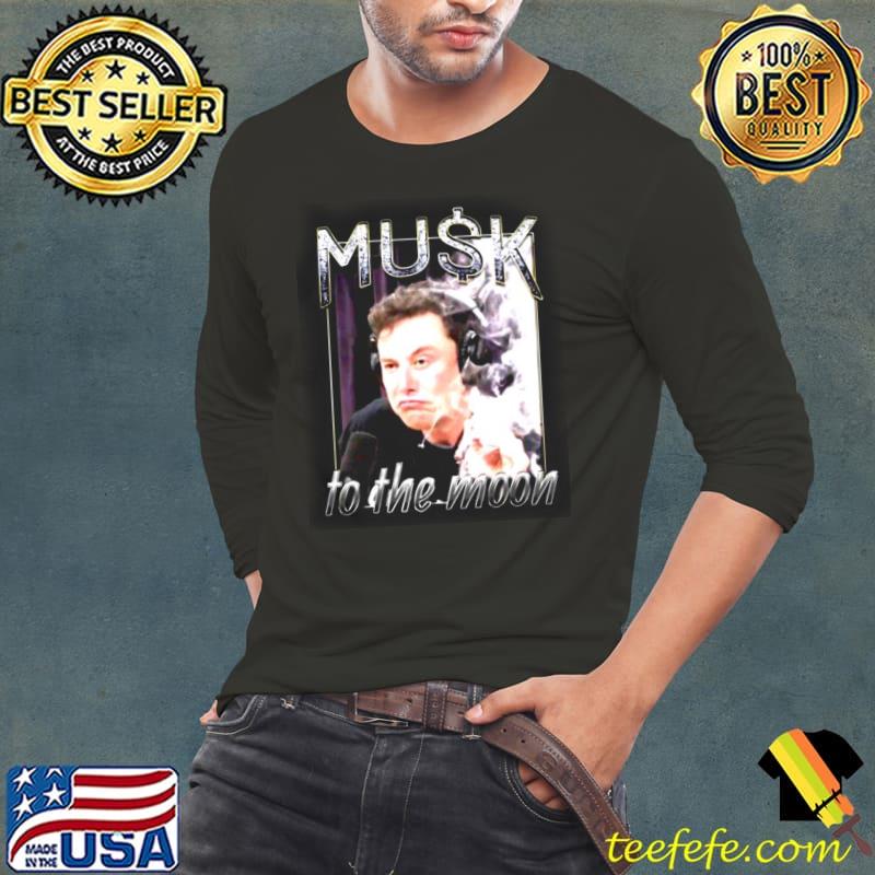 Elon musk to the moon Long Sleeve Tee Elon musk to the moon Long Sleeve Tee