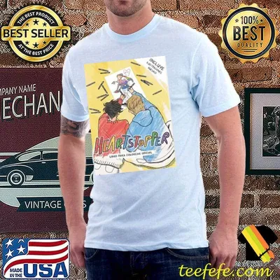 Fan drawing heartstopper lgbtq+ supporters shirt