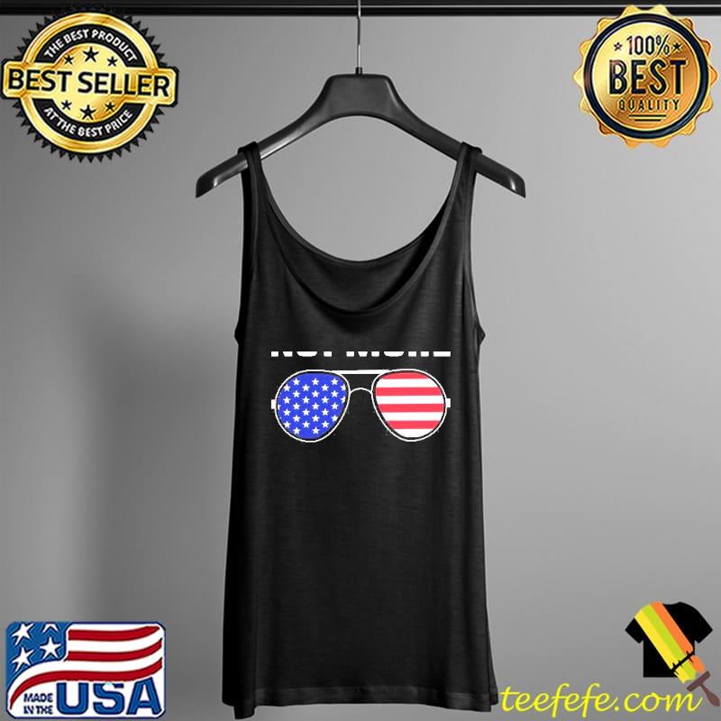 Fewer Not More Sunglasses USA Flag TShirt Tank Top Fewer Not More Sunglasses USA Flag TShirt Tank Top