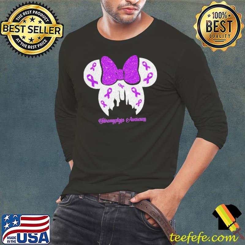 Fibromyalgia awareness mickey Long Sleeve Tee Fibromyalgia awareness mickey Long Sleeve Tee