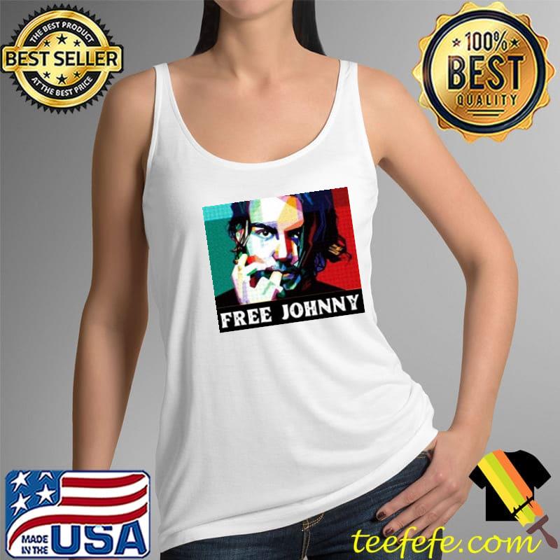 Free johnny justice for johnny depp design Tank Top Free johnny justice for johnny depp design Tank Top