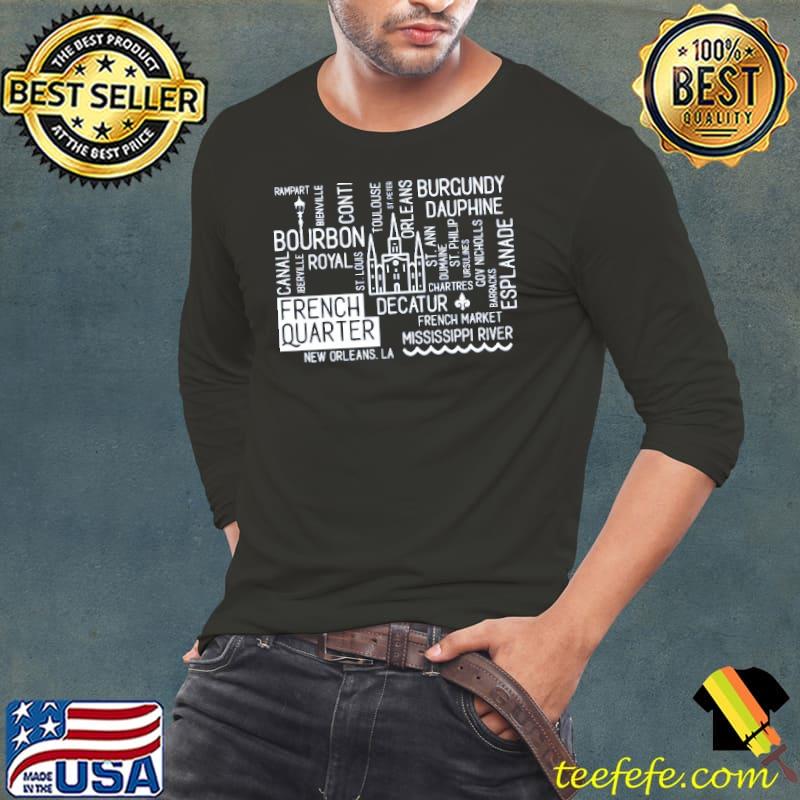 French Quarter Map Shirt