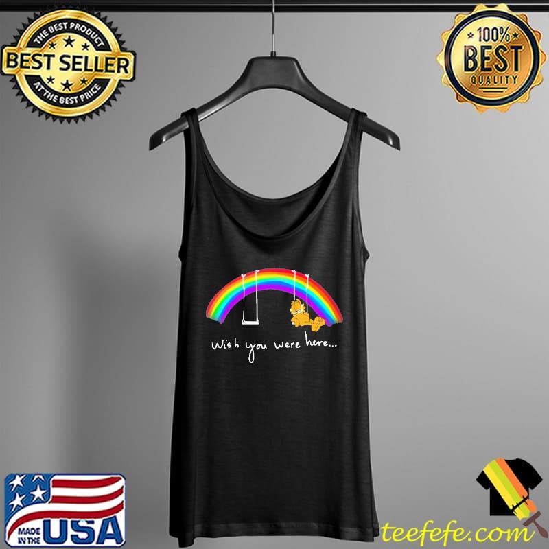 Gaffield Wish You Were Here Rainbow Shirt Tank Top Gaffield Wish You Were Here Rainbow Shirt Tank Top