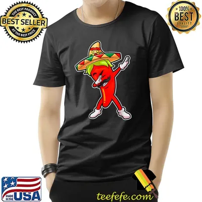 Gift Cute Chili Dabbing Pepper Mexican Hot Jalapeno Dab Gift T-Shirt