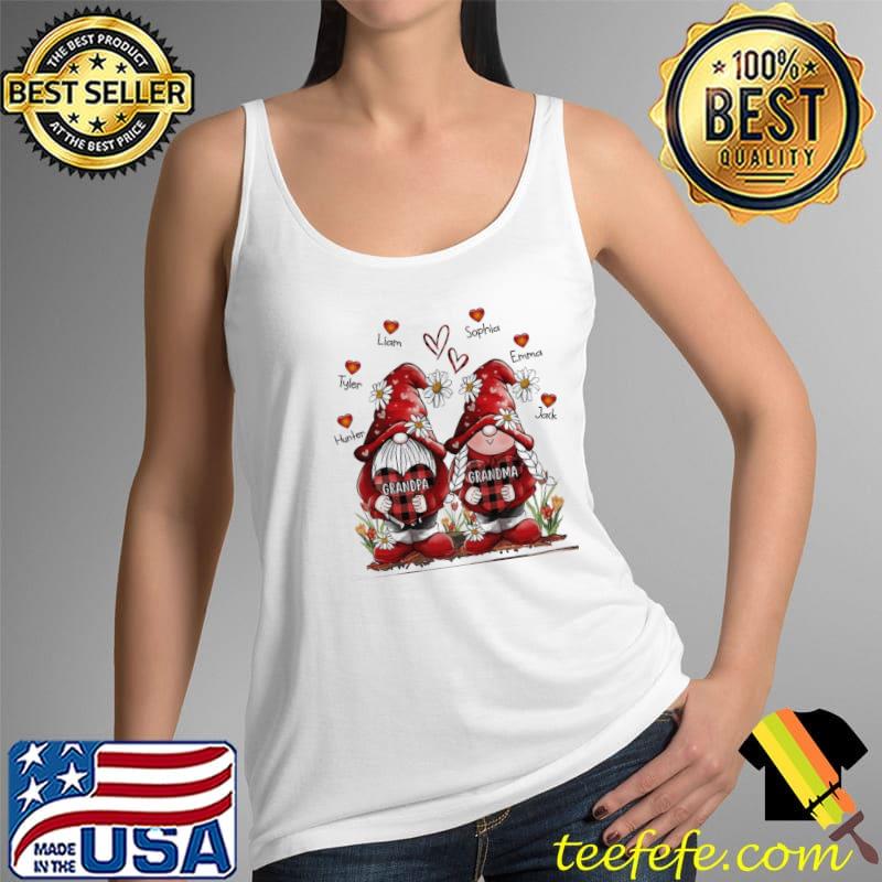 Grandma And Grandpa Valentine Gnome Shirt Tank Top Grandma And Grandpa Valentine Gnome Shirt Tank Top