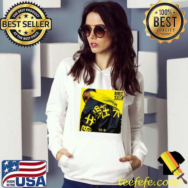 Graphic disiz zilla yellow background Hoodie Graphic disiz zilla yellow background Hoodie