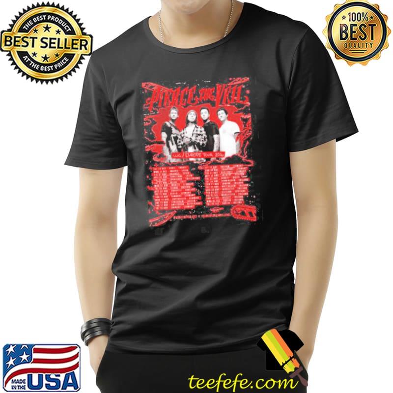 Great model pierce the veil uk europe tour 2016 cool graphic shirt
