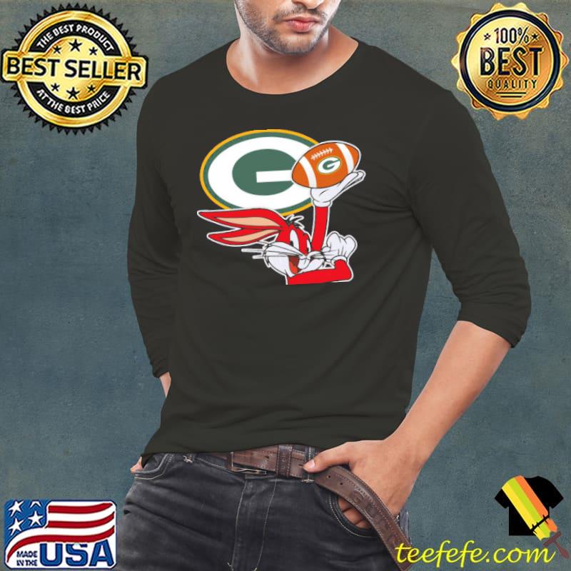 Green Bay Packers Bunny Chiefs T-Shirt Long Sleeve Tee Green Bay Packers Bunny Chiefs T-Shirt Long Sleeve Tee