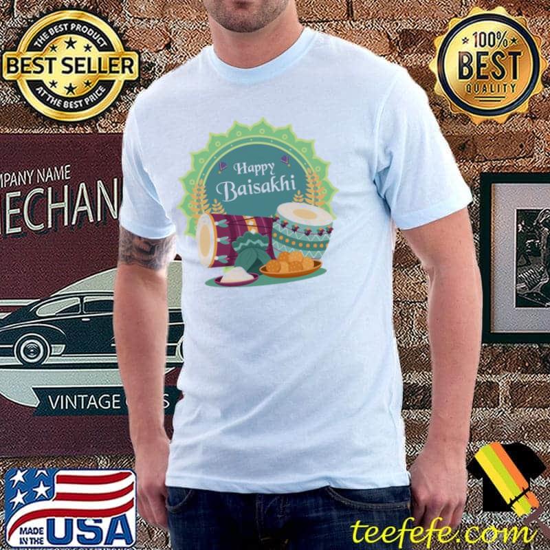 Happy baisakhI festival cute art shirt