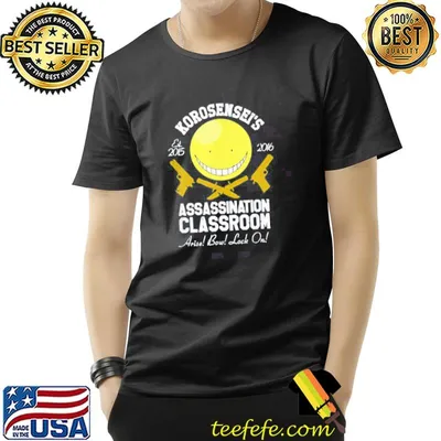 Happy bow lock on koro senseI assassination classroom anime shirt
