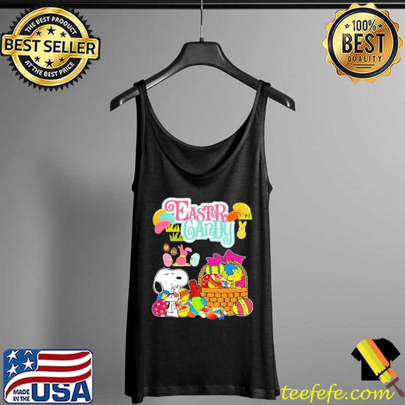 Happy easter candy snoopy woodstock Tank Top Happy easter candy snoopy woodstock Tank Top