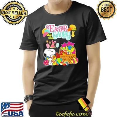 Happy easter candy snoopy woodstock shirt