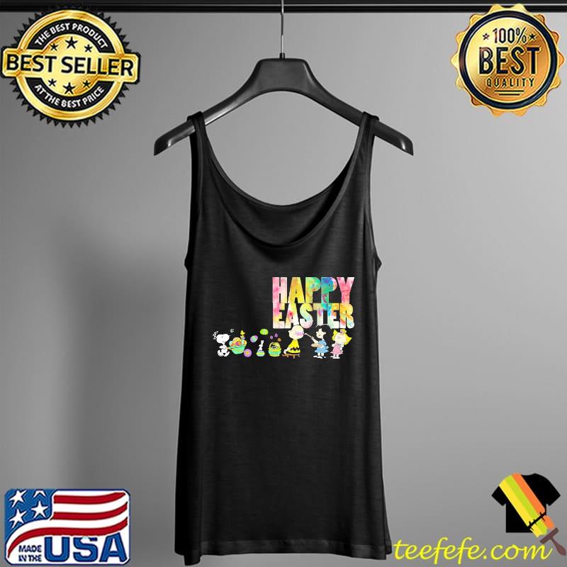 Happy easter charlie brown snoopy woodstock peanut eggs Tank Top Happy easter charlie brown snoopy woodstock peanut eggs Tank Top