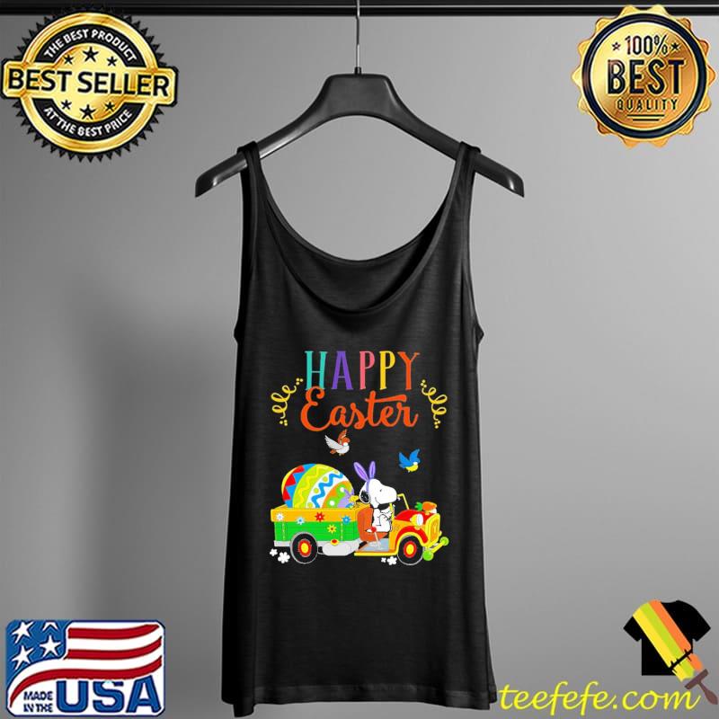 Happy easter snoopy woodstock egg bird Tank Top Happy easter snoopy woodstock egg bird Tank Top