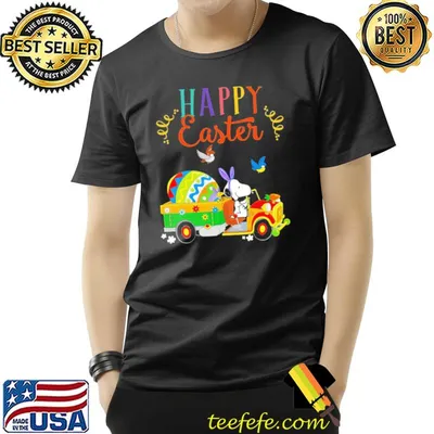 Happy easter snoopy woodstock egg bird shirt